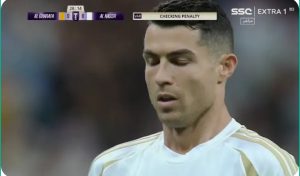 Watch the shot that will turn the continent of Asia and will make Ronaldo demand that the match referee be stopped because of this shocking scenario that happened to him in the match between Al-Gharafa and Al-Nassr.