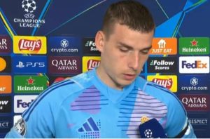 I know I’m not the manger that should decide who to start game but I don’t like seeing this particular player in our lineup,He always makes sure He spoils my cleensheet whenever He came on”, Andre Lunin expresses dissatisfaction over ONE Madrid teammate who has been spoiling His cleensheet lately…. threatening to leave if He is not sold