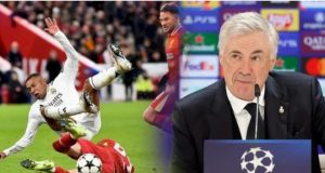 Carlo Ancelotti’s Sharp Remarks on Mbappé After Real Madrid’s 2-0 Loss at Liverpool