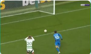 A clip that the Champions League will never forget. Everyone was shocked in the match between Celtic and Club Brugge. It will be placed in the wonders and curiosities of football throughout the ages.