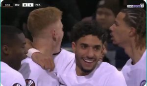 Watch international assistant Omar Marmoush in the match between Frankfurt and Maitland in the European League