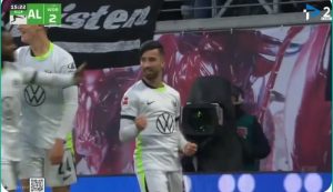 Here is Algerian Mohamed Ammoura's goal against Leipzig in the German League today