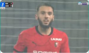 Watch the legendary way in which Algerian Amine Gouiri scored Rennes' goal against Saint-Etienne in the French League