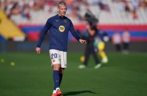 Dani Olmo trains separately ahead at Barcelona ahead of Real Mallorca trip