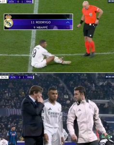 BREAKING: Mbappé Forced Off with Injury After Stunning 50th Champions League Goal—Rodrygo Steps In
