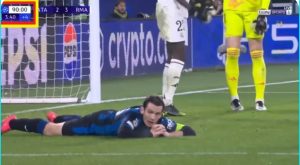 Watch Atalanta's crazy opportunity that shocked the whole world in the last second of the match between Atalanta and Real Madrid in the Champions League.