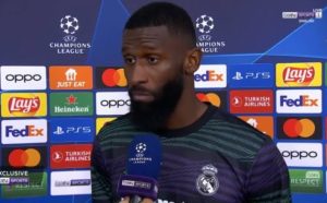 I don’t want to sound unprofessional but this particular player doesn’t deserve to be playing for a club like Madrid, look at the kind goals we conceded last night because of Him”, Antonio Rudiger was quick to Blame One Madrid player for His errors against Atalanta last night