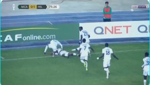 The failed free kick taken by Sudanese Al Hilal player Akhtar is historic from one of the most beautiful stadiums in Algeria.