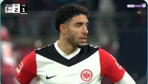 Watch the legendary free kick taken by Egyptian Omar Marmoush in the German League today