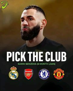 Karim Benzema Finally Makes His Choice: Real Madrid, Chelsea, Arsenal, or Manchester United?