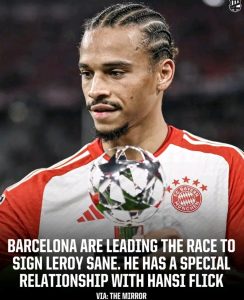 Barcelona Emerge as Frontrunners for Leroy Sané: The Flick Connection