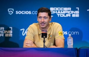 I tried my possible best to convince him to join Barcelona this January but He choose Madrid instead”, Barca star Lewandowski reveals HIS £70M Polish teammates have snub Barca move for Madrid by January