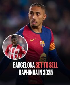 Barcelona reportedly set to sell Raphinha in 2025 to fund move for Jamal Musiala or Nico Williams