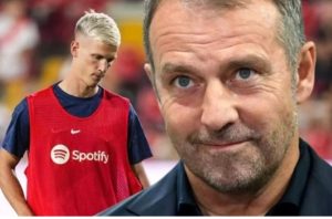 Hansi Flick identifies Dani Olmo’s replacement at Barcelona after player’s registration failure