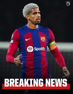 BREAKING: Ronald Araújo has reportedly informed his teammates of his decision to leave FC Barcelona. Despite the recent Super Cup win and Íñigo Martínez’s injury, his decision remains firm