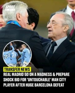 Real Madrid plot shock bid for ‘untouchable’ Man City player after humiliating Barcelona defeat