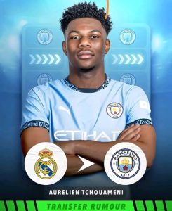 Reportedly, Man City Have Allocated Funds for Pep Guardiola to Sign Aurelien Tchouameni from Real Madrid