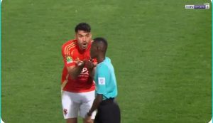 The unjust scene that upended the African Champions League and deprived Al-Ahly of Egypt of a fatal equalizer in the last second against Orlando.