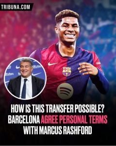 Barcelona reach agreement on personal terms with Marcus Rashford — reports