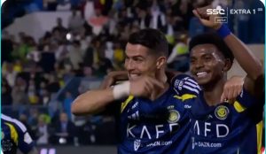 An unparalleled moral scene occurs from Ronaldo after scoring a decisive last-second goal against Al-Khaleej today