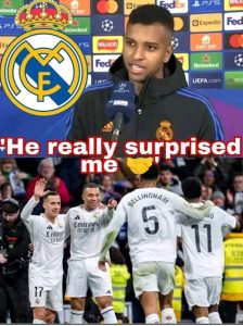 ️He actually deserves the Man of the match award for His tiredless effort towards of winning last night”, Rodrygo reveals the ONE Madrid teammate that really impressed Him last night