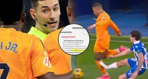 Dangerous Tackle on Kylian Mbappé by Espanyol: The Referee Lies in His Report