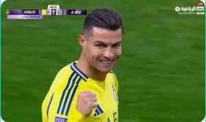 It is impossible to save a Cristiano Ronaldo penalty kick due to the amazing method he used to execute this kick in the AFC Champions League today.