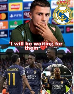 We’re waiting for them at our Home,this is all I have to say for Now”, Rodri break silence over Vinicious jnr Balon d’ior saga as Man City set to face Madrid**CROWNED STAR** **CROWNED STAR** Real Madrid: “We’re awaiting them at our home; that’s all I have to say for now,” Rodri addresses the Vinícius Jr. Ballon d’Or discussion ahead of Man City vs. Madrid. As the eagerly awaited Champions League clash between Manchester City and Real Madrid nears, the atmosphere intensifies both on the field and off. In a recent press conference, Manchester City’s midfield star, Rodri, spoke out on the ongoing talk regarding Vinícius Jr.’s Ballon d’Or prospects, adding even more intensity to the already charged match. **Rodri’s Bold Comment** When questioned about Vinícius Jr.’s Ballon d’Or credentials, Rodri responded succinctly yet firmly: “We’re waiting for them at our home. This is all I have to say for now.” His words, although brief, were filled with purpose, emphasizing Manchester City’s preparedness to host their Spanish rivals at the Etihad Stadium. Rodri’s statement not only conveys confidence but also hints at the growing rivalry between the two European giants. Last season, Manchester City overcame Madrid inthe semifinals, a result that left Real Madrid with a sense of disappointment. With Vinícius Jr. in outstanding form this season, Madrid fans argue that their Brazilian winger deserves recognition among football’s elite, sparking debates over his Ballon d’Or chances. **The Vinícius Jr. Ballon d’Or Discussion** Vinícius Jr. has been central to Real Madrid’s success this season, impressing fans with his rapid pace, technical skills, and game-changing performances. His contributions in both La Liga and the Champions League have placed him as a top contender for the prestigious individual honor. However, some critics suggest that despite his obvious talent, his consistency and influence might still fall behind other contenders. Rodri’s subtle downplay of the Ballon d’Or conversation indicates that Manchester City’s focus is on team success rather than personal accolades. It also shows a belief that true greatness is earned on the field, not through media discussions. **A Rivalry Rekindled** This upcoming match is more than just a fight for a place in the Champions League final; it’s a contest of footballing philosophies, star power, and pride. Real Madrid, with their illustrious history and reliance on individual brilliance such as Vinícius Jr., face aManchester City squad that excels in tactical discipline and team cohesion under Pep Guardiola. Although Rodri’s words were brief, they reflect the deeper story of mutual respect coupled with fierce competition. Manchester City is determined to defend their home, and Rodri’s confidence sets the stage for a thrilling encounter. **What to Expect** As both teams gear up for the showdown, all eyes will be on Vinícius Jr. to see if he can meet the Ballon d’Or expectations against one of Europe’s toughest defenses. Meanwhile, Manchester City will aim to reaffirm their dominance, with Rodri likely playing a key role in midfield. No matter the result, this match is sure to bring drama, passion, and potentially more headlines in the ongoing saga between these two footballing giants.