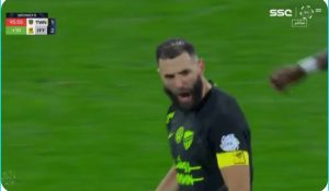 This is the first historical scenario that will be recorded in the Saudi League in the name of Algeria because of the wonder and madness that happened between Houssem Aouar and his compatriot Karim Benzema in the last seconds of the Al-Ittihad match today.