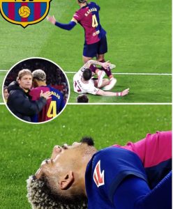 Barcelona defender Ronald Araujo has suffered another injury setback during Sunday’s La Liga match against Sevilla, cutting short his return to action