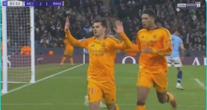 Watch the historical scenario that Moroccan Brahim Diaz played in the fight against Manchester City from his first touch, seconds after entering the field.