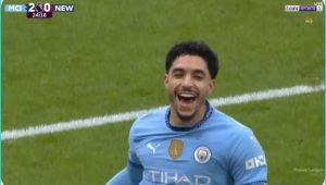 The phenomenon Omar Marmoush continues to penetrate the English Premier League and scores a second imaginary goal that caused an earthquake that made the stadium’s stands collapse with hysteria and madness.