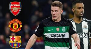 Barcelona have reached an agreement to transfer Arsenal’s target for £83 million. Gyokeres is expected to join Manchester United.