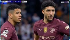 The first historic free kick to be scored in the Champions League is in the name of an Egyptian player called Omar Marmoush because of the terrifying method he used to execute it against Real Madrid!