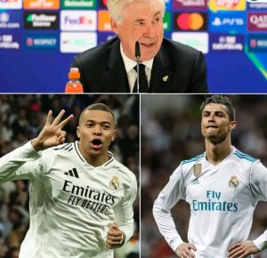 Carlo Ancelotti 𝗘𝗡𝗧𝗛𝗨𝗦𝗘𝗦 about Mbappé’s level
