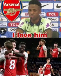 For now, this guy is currently better than me…I watched his highlights everyday”: Real Madrid superstar Vinicius Jr has named ONE Arsenal player as the current best player in the world, revealed how he watches the star’s highlights everyday. VINI LOVES ONE ARSENAL PLAYER AND IT’S NOT EVEN WHO YOU MIGHT THINKS.