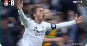 Luka Modric's historic goal, which will be banned from screens and placed as a painting in the Real Madrid Museum!