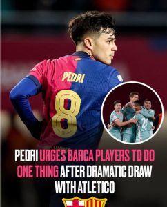 Pedri: ‘We have to analyze what we did wrong to fix it