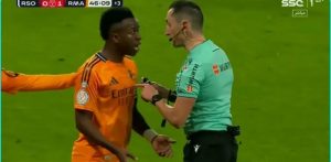 The first case of implementation of the Racism Protocol in history occurred in the match between Real Sociedad and Real Madrid in the semi-finals of the King’s Cup.