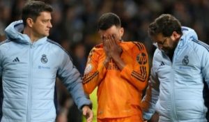 Major blow for Real Madrid as Dani Ceballos faces lengthy spell on the sidelines after leaving pitch in tears