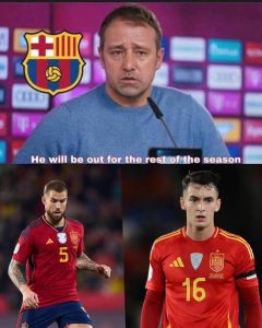 Hansi Flick loses Marc Casadó and Iñigo Martínez