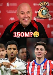 Liverpool Closing in on £150M Double Swoop for Rodrygo & Alvarez! Liverpool is reportedly on the verge of securing a blockbuster £150 million deal to sign Rodrygo from Real Madrid and Julian Alvarez from Atlético Madrid. The potential transfers would provide a major boost to the squad, strengthening their attacking options with creativity, pace, and goal-scoring ability.