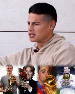James Rodriguez proclaims himself better than Zidane, Kroos, Modric, and Xavi