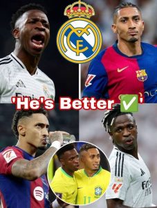 Vinicious jnr vs Raphinha! Who is better? As recent stat shows that one is really overrated and one is over hyped