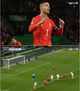 Ronaldo's strange and amazing penalty kick that became the talk of the whole world.