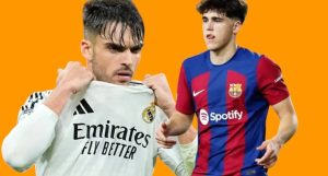 Raúl Asensio vs Pau Cubarsí: the crazy image that designates the strongest