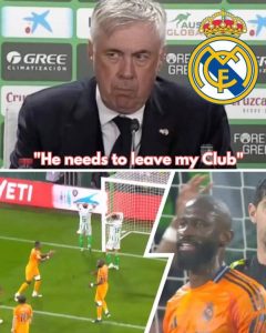 HE Needs to leave my Club this moment with immediate effect I don’t want to see him any longer – Carlo Ancelotti has instructed Real Madrid FLOP to leave the Club after having less touches than the Goalkeeper and also giving away the ball to opponents