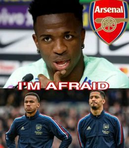 “I Have Conquered Liverpool and Man City, But This Arsenal Defender Terrifies Me!” – Vinícius Júnior’s Stunning Champions League Admission