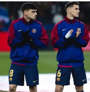 Barcelona players Pedri and Gavi are outraged by Hansi Flick’s unfair decision regarding the talented Barcelona star, Pablo Torre