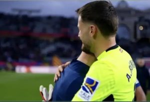 Mics pick up what Dani Olmo told Sociedad goalkeeper after Barca put FOUR past him